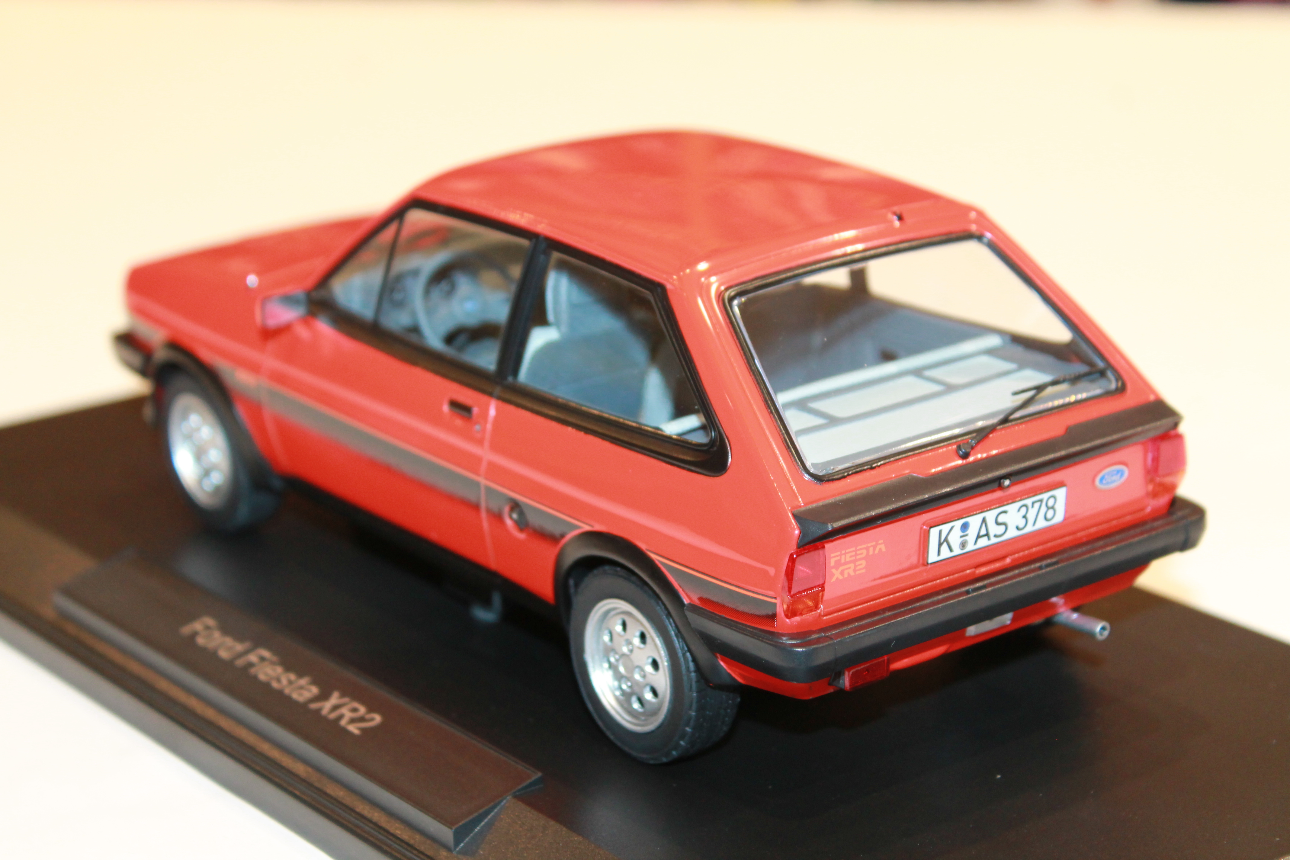 NOREV 1/18 Diecast 1981 Ford Fiesta XR2 Red Limited Edition 