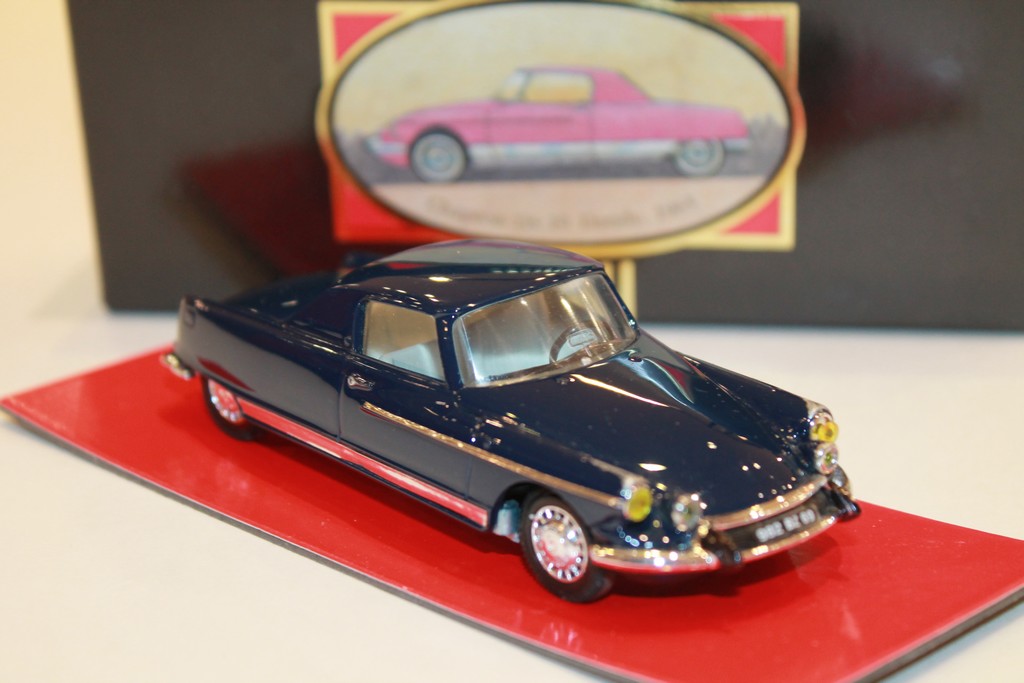 CITROEN CHAPRON DS 19 COUPE DANDY BLUE 1965 NOREV 1/43°