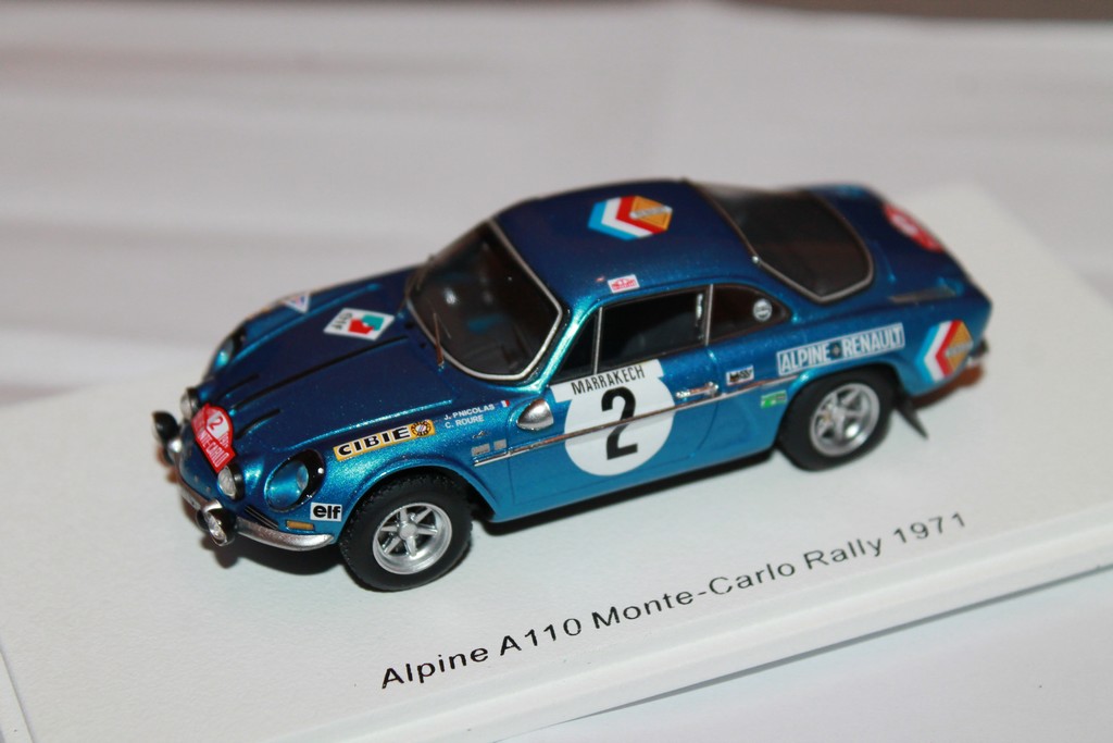 ALPINE RENAULT A110 MC1971N°2 SPARK 1/43°