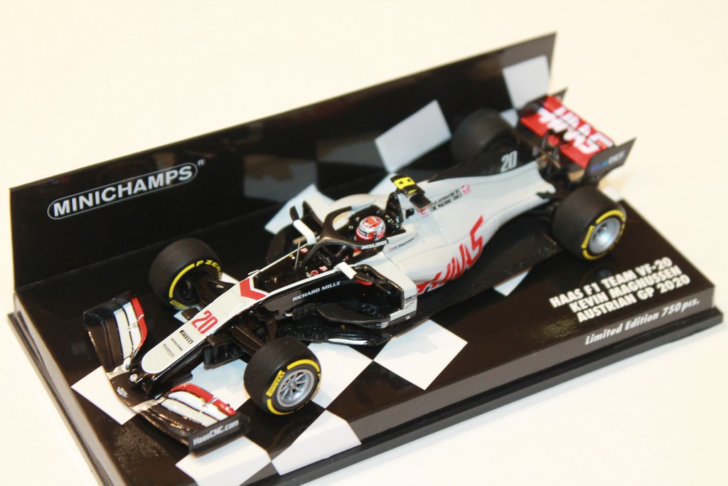 HAAS F1 VF-20 MAGNUSSEN AUTRICHE 2020 MINICHAMPS 1/43°