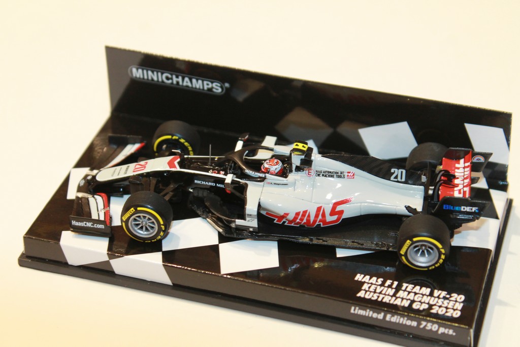 HAAS F1 VF-20 MAGNUSSEN AUTRICHE 2020 MINICHAMPS 1/43°