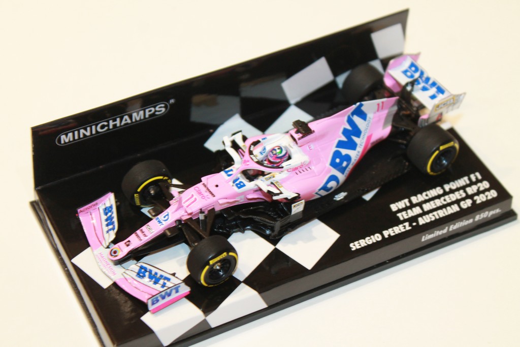 RACING POINT RP20 PEREZ AUSTRIAN GP 2020 MINICHAMPS 1/43°