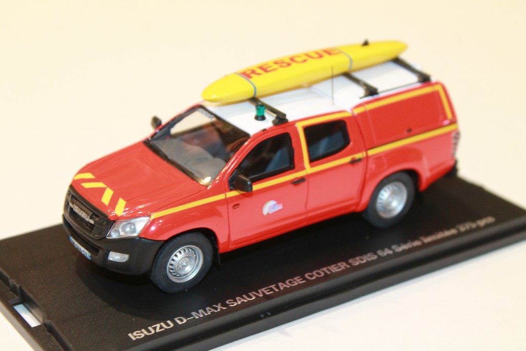 ISUZU D-MAX SDIS64 SAUVETAGE COTIER ALARME 1/43°