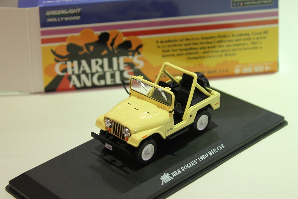 JEEP CJ-5 CHARLIE'S ANGELS 1980 GREENLIGHT 1/43°