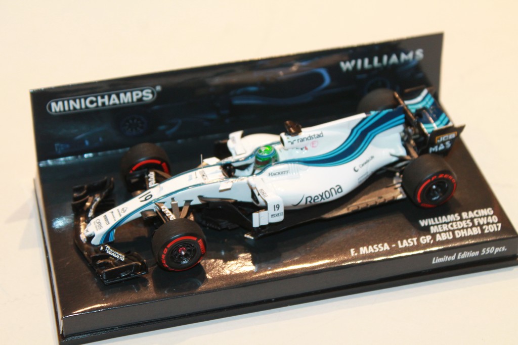 MINIATURE WILLIAMS RACING FW40 STROLL F1 2017 MINICHAMPS 1/43