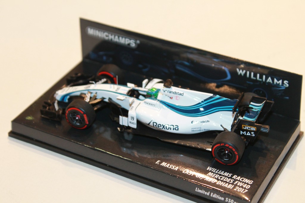 MINIATURE WILLIAMS RACING FW40 STROLL F1 2017 MINICHAMPS 1/43