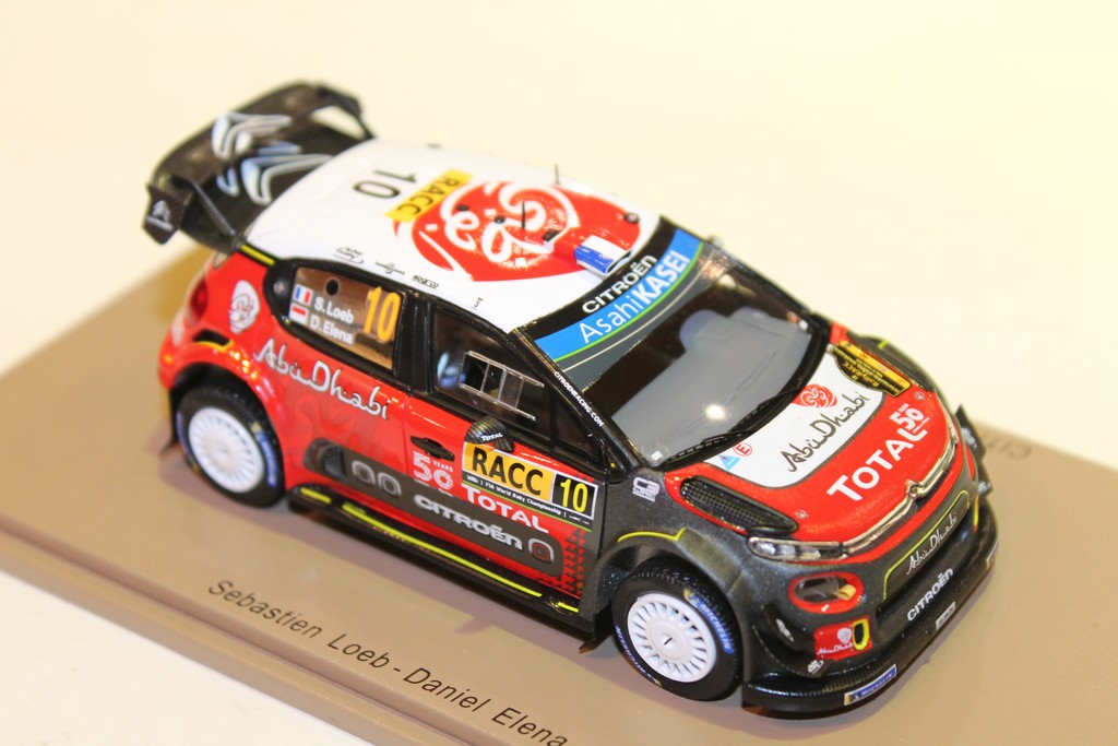 CITROEN C3 WRC WIN RALLY CATALOGNE 2018 SPARK 1/43