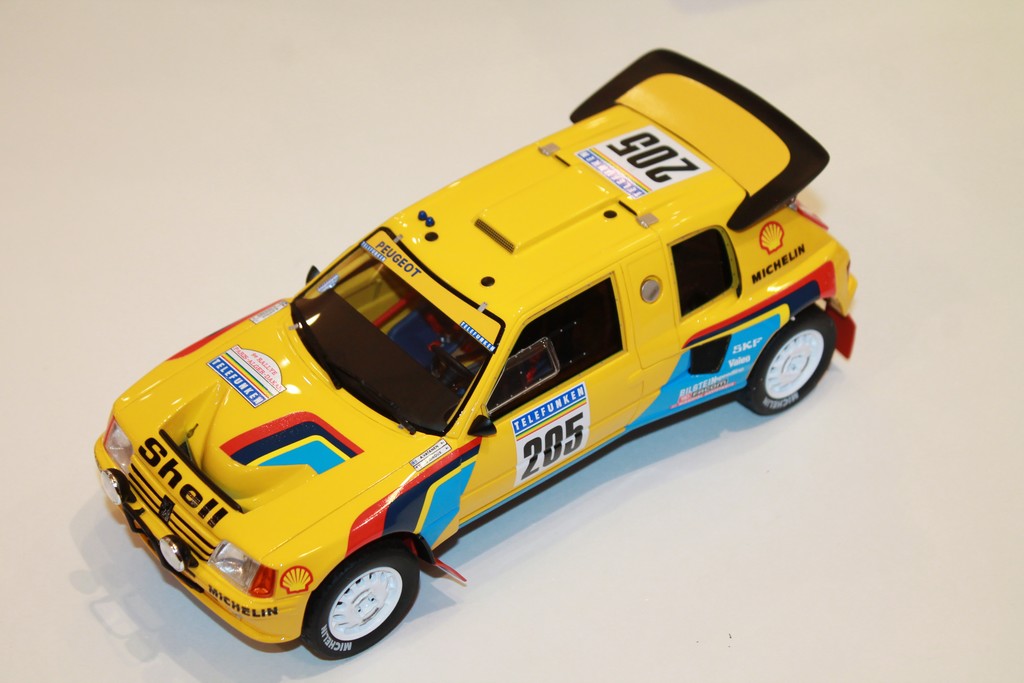 PEUGEOT 205 T16 GRAND RAID DAKAR 87 OTTOMOBILE 1/18°