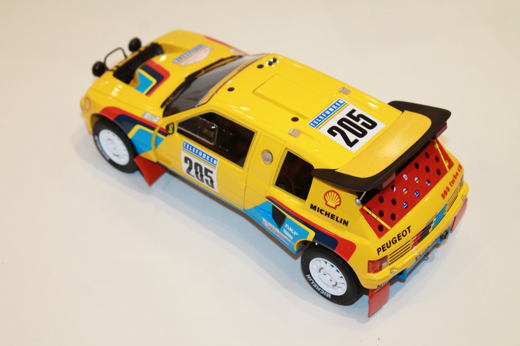 PEUGEOT 205 T16 GRAND RAID DAKAR 87 OTTOMOBILE 1/18°
