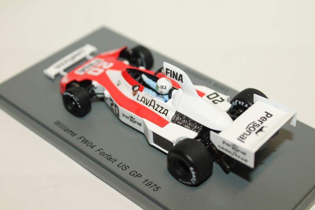 WILLIAMS FW04 FORFAIT US GP 1975 N°20 SPARK 1/43°