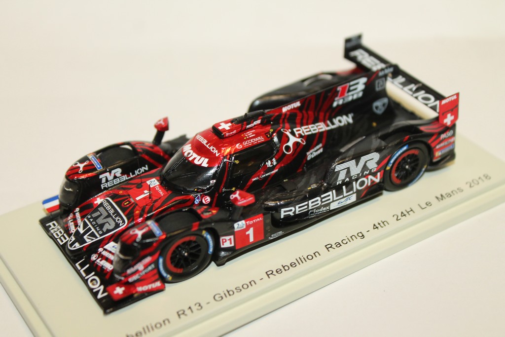 REBELLION R13 N°1 4TH 24H MANS 2018 SPARK 1/43°