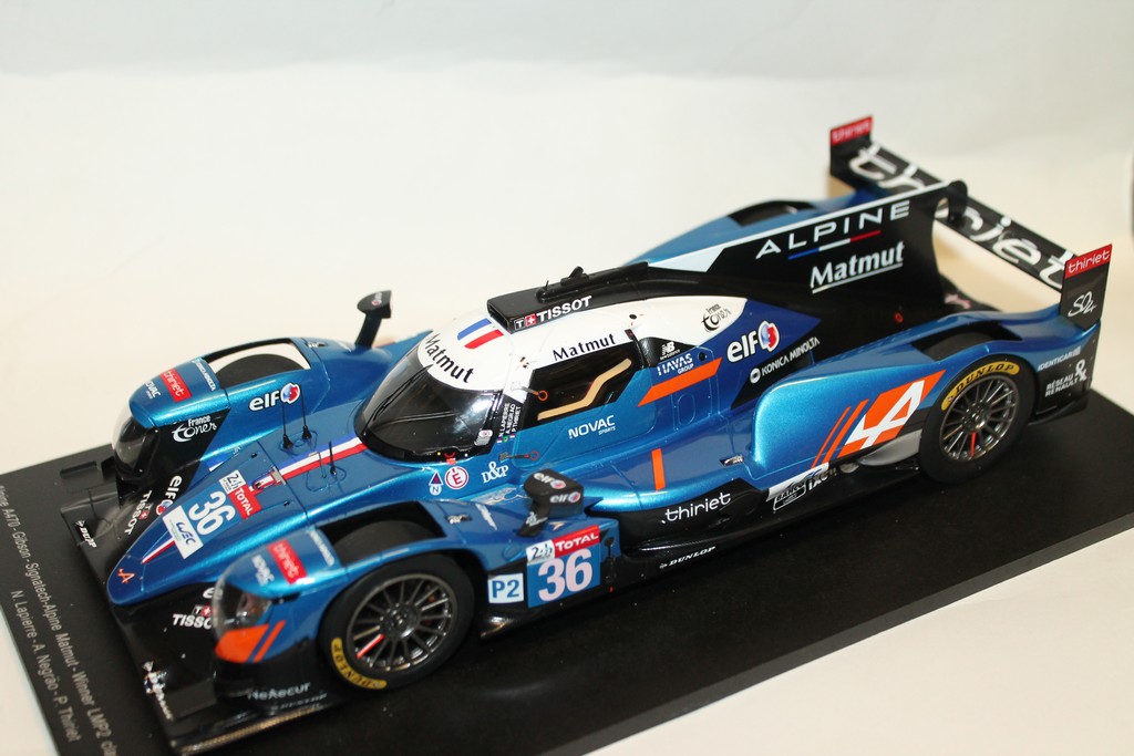 ALPINE A470 N°36 WINNER LMP2 CLASS 2018 SPARK 1/18°