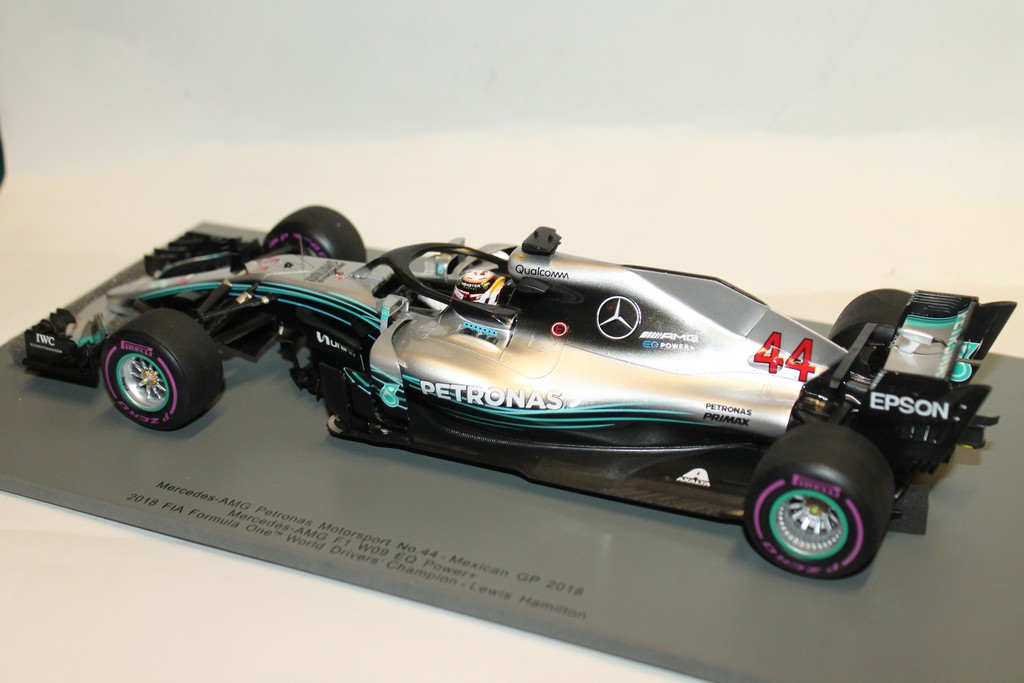 MONOPLACE N°44 DU GRAND PRIX DU MEXIQUE 2018  PILOTE CHAMPION DU MONDE 2018 LEWIS HAMILTON