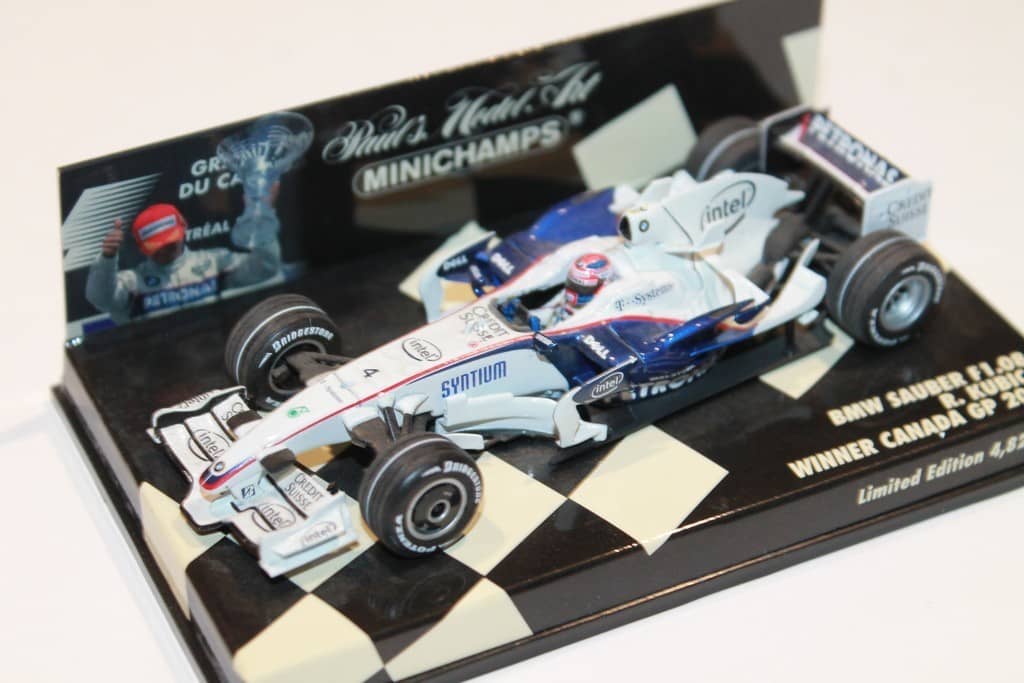 ミニチャンプス　BMW SAUBER クビサ　2008 1/43 ミニチャンプス BMW SAUBER クビサ 2008 1/43 BMW SAUBER F1.08