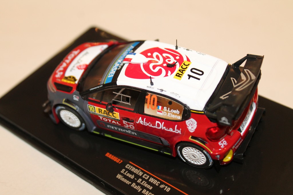 CTROEN C3 WRC N°10 WINNER RALLY RACC CATALUNYA IXO 1/43°