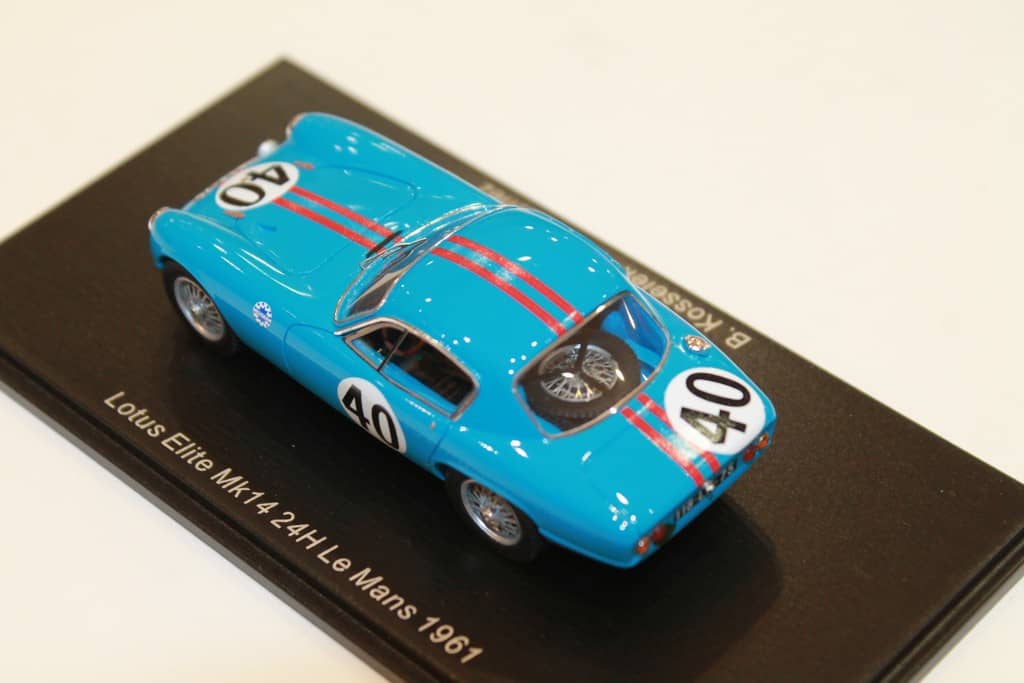 LOTUS ELITE LE MANS 1961 N°40 SPARK 1/43°