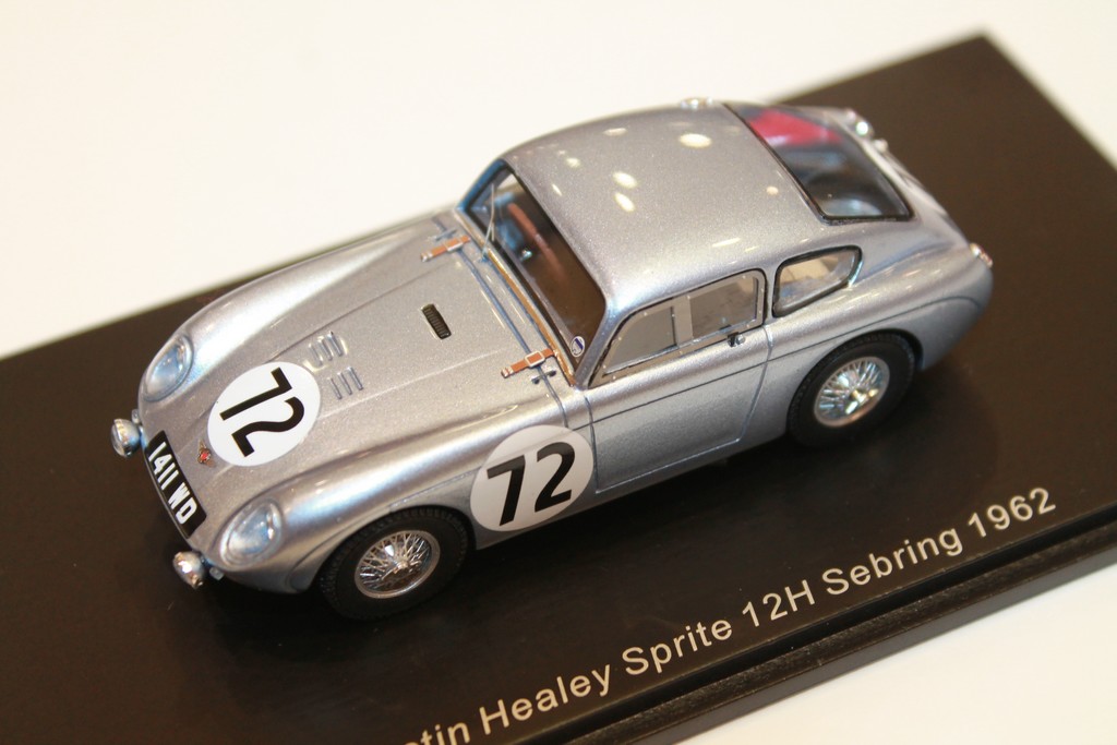 AUSTIN HEALEY SPRITE N°72 12H SEBRING 1962 SPARK 1/43°