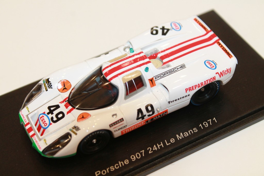 PORSCHE 907 LE MANS 1971 N°49 SPARK 1/43°