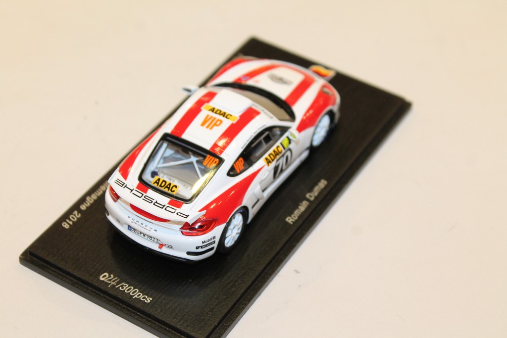 PORSCHE CAYMAN GT4 R GT RALLYE D'ALLEMAGNE 2018 SPARK 1/43°