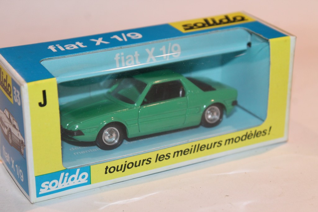 FIAT X1/9 GREEN SOLIDO 1/43°
