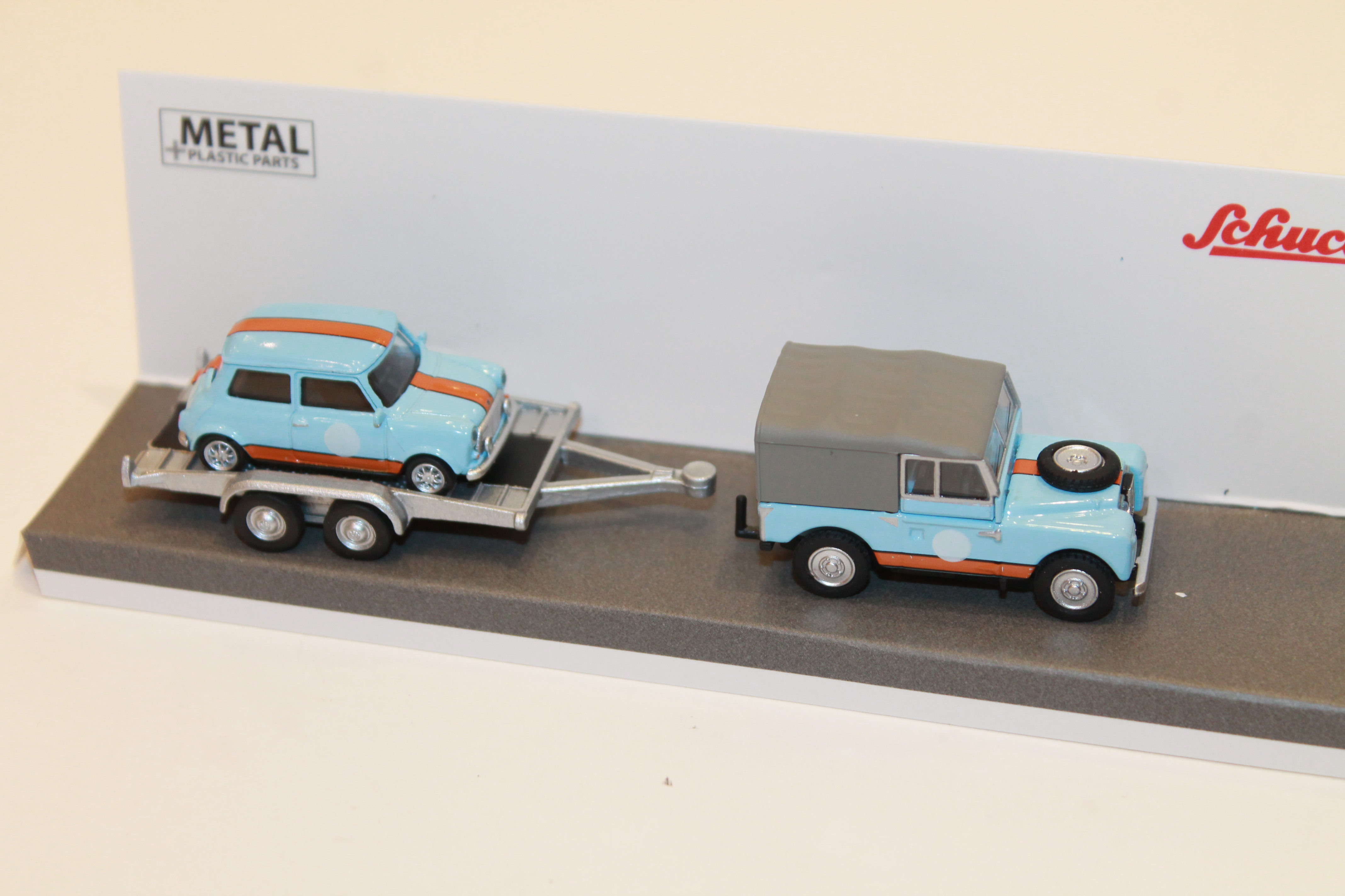 SET LAND ROVER + MINI SCHUCO 1/87°