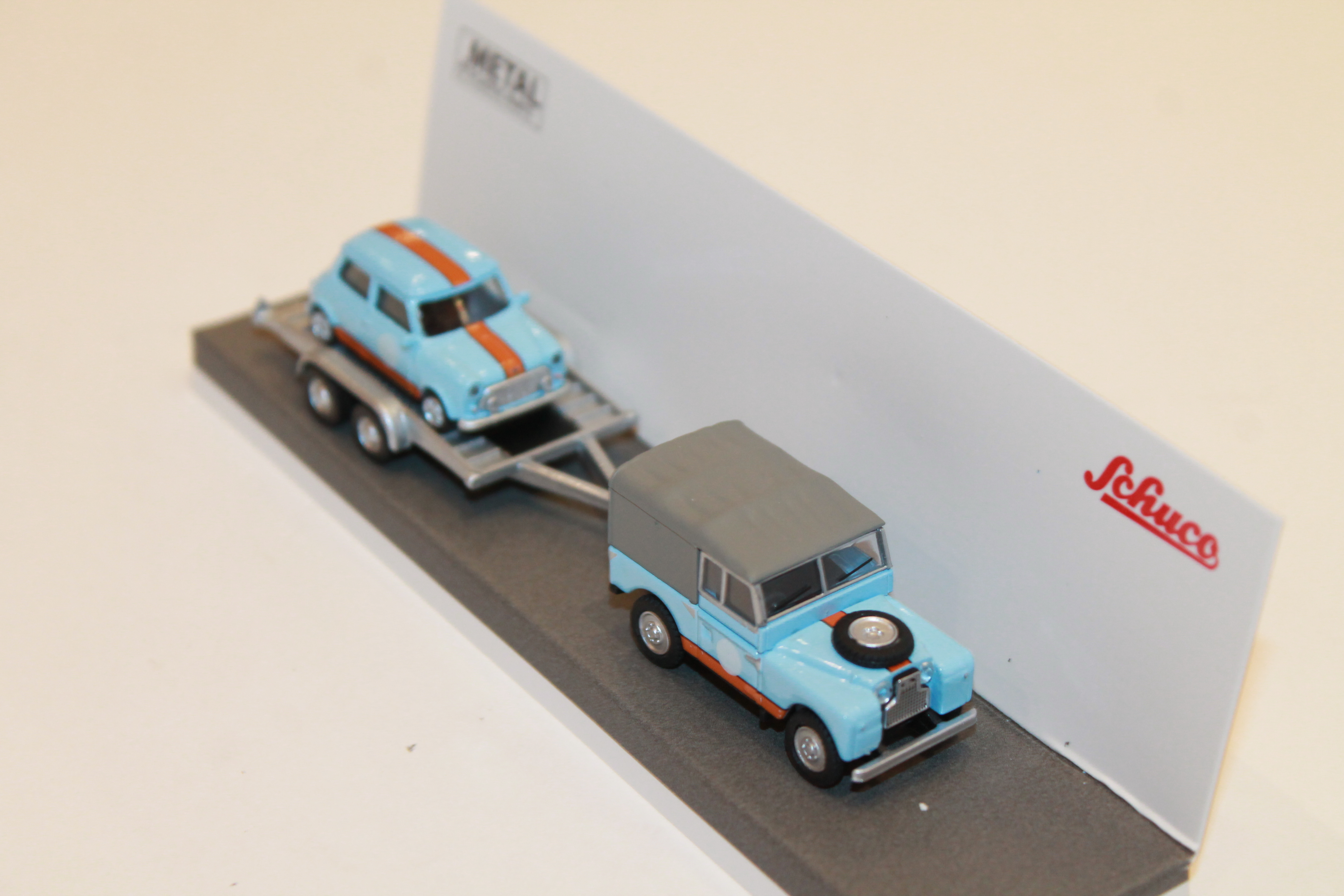 SET LAND ROVER + MINI SCHUCO 1/87°