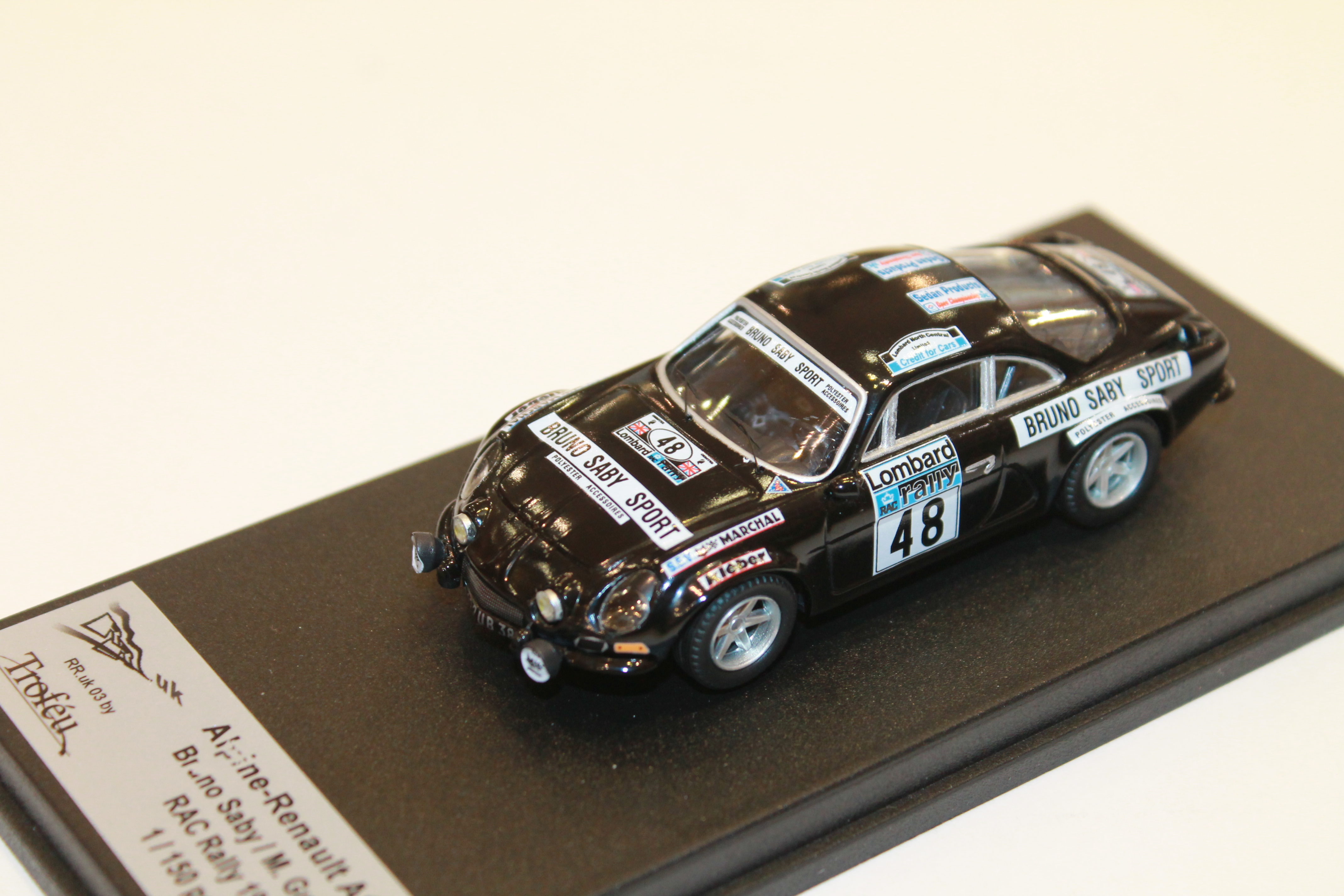 ALPINE A110 SABY RAC RALLYE 1978 TROFEU 1/43°