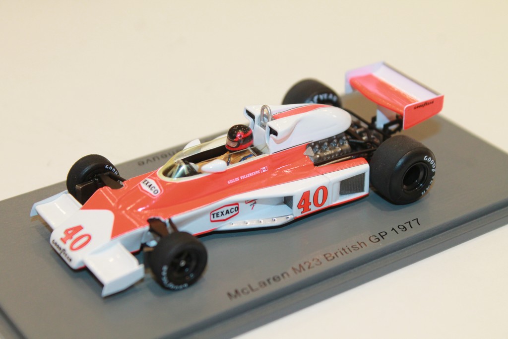 McLAREN M23 N°40 GP BRITISH 1977 SPARK 1/43°