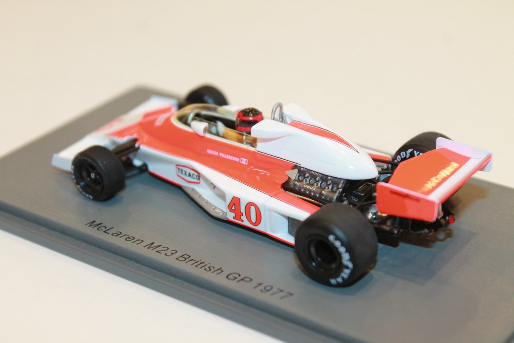 McLAREN M23 N°40 GP BRITISH 1977 SPARK 1/43°