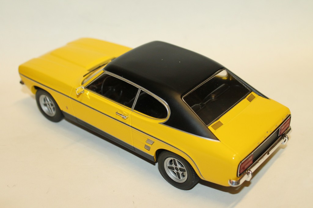 FORD CAPRI MK1 JAUNE 1973 MODELCAR 1/18°