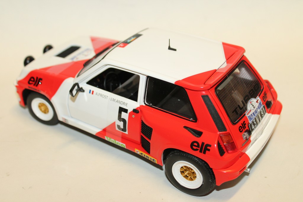 RENAULT 5 TURBO N°5 RALLY DU VAR 1982 SOLIDO 1/18°