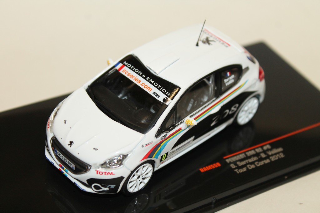 PEUGEOT 208 R2 N°0 TOUR DE CORSE 2012 IXO 1/43°