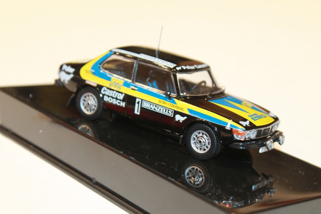 SAAB 99 EMS N°1 RALLYE SUEDE 1977 IXO 1/43°