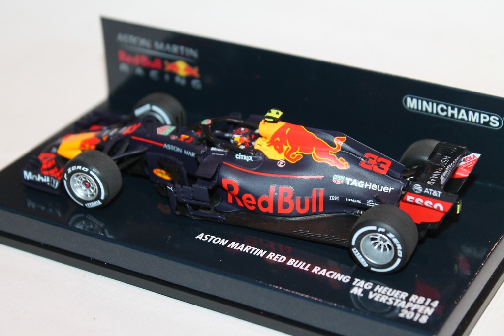 ASTON MARTIN RED BULL RACING TAG HEUER RB14 MINICHAMPS 1/43°