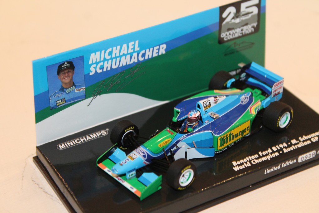 BENETTON FORD B194 AUSTRALIAN GP 1994 MINICHAMPS 1/43°