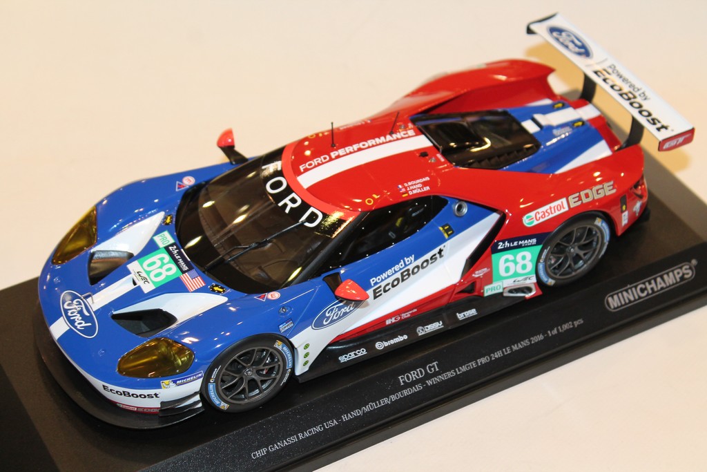 FORD GT CHIP GANASSI RACING USA MINICHAMPS 1/18°