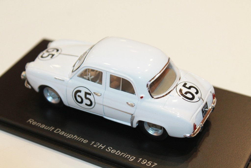 RENAULT DAUPHINE N°65 12H SEBRING SPARK 1/43°