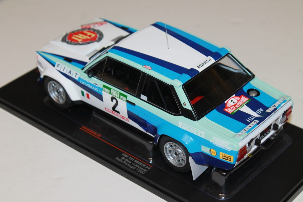 FIAT 131 ABARTH N°2 RALLYE PORTUGAL 1980 IXO 1/18°