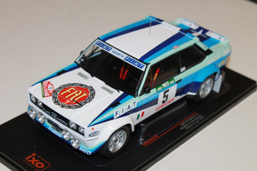 FIAT 131 ABARTH N°5 RALLYE PORTUGAL 1980 IXO 1/18°