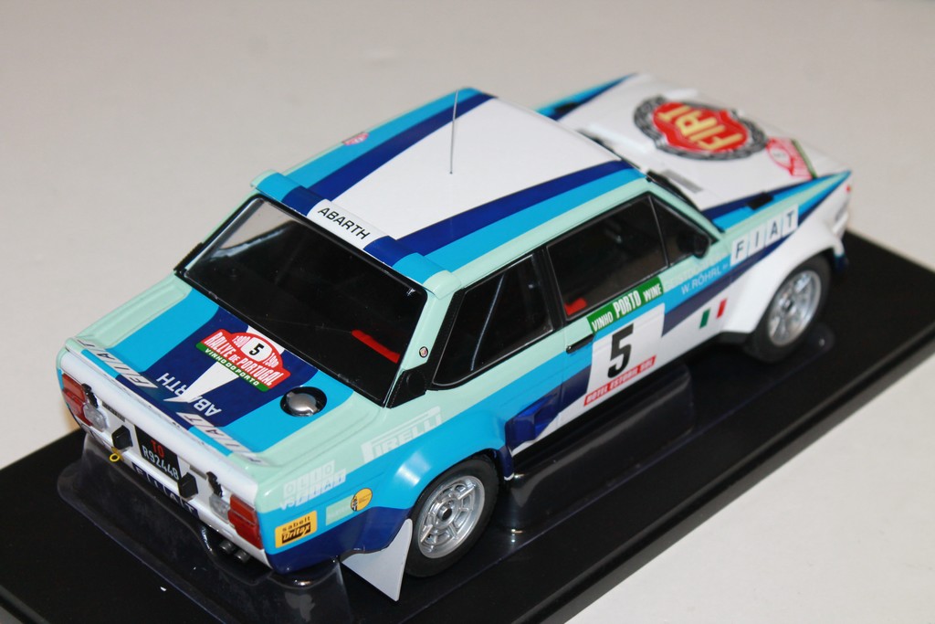 FIAT 131 ABARTH N°5 RALLYE PORTUGAL 1980 IXO 1/18°