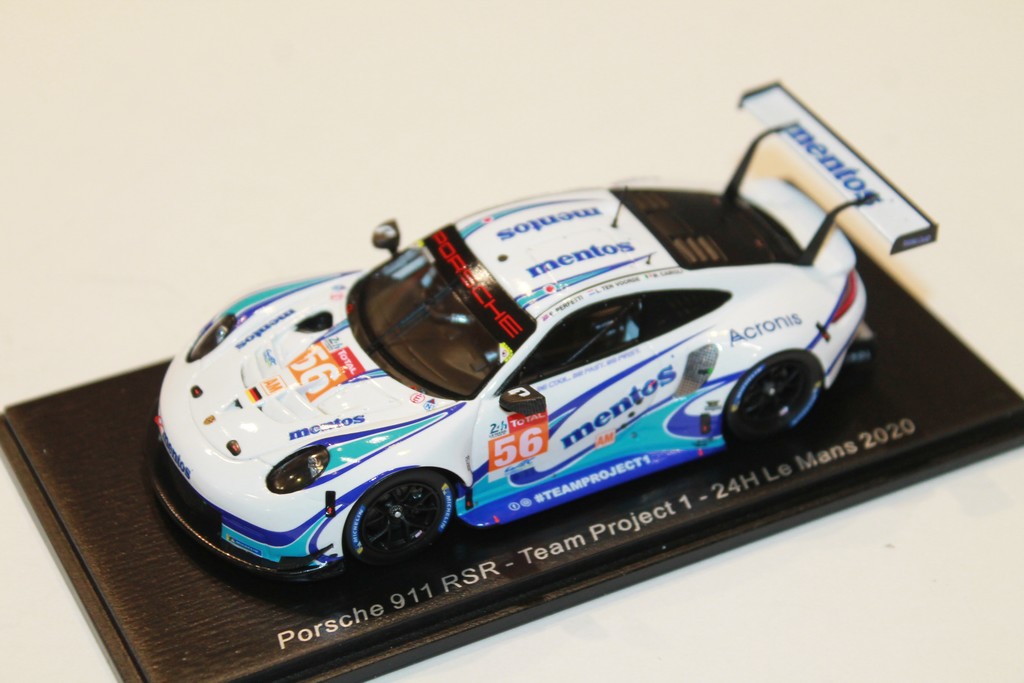 PORSCHE 911 RSR N°56 - TEAM PROJET 1 - 24H LM 2020 SPARK 1/43°