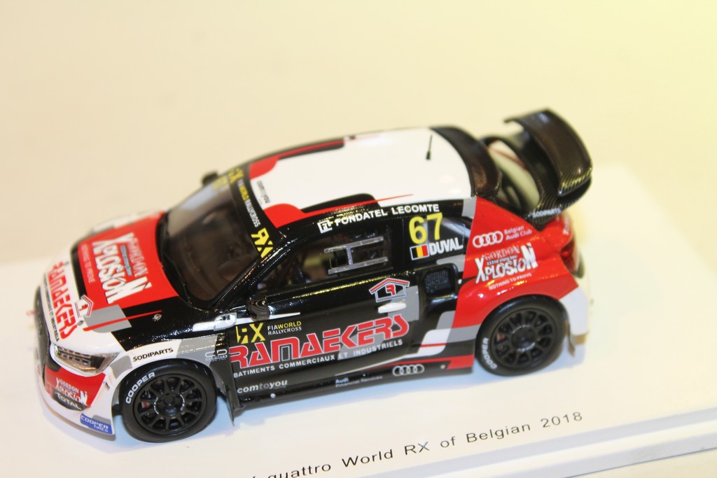 AUDI S1 RX QUATTRO N°67 WORLD RX OF BELGIAN 2018 SAPRK 1/43°