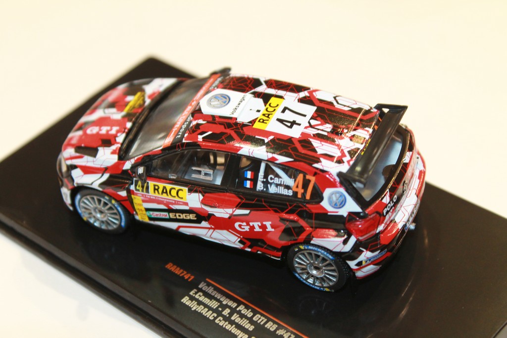 VOLKSWAGEN POLO GTI R5 N°47 RAAC CATALUNYA 2018 IXO 1/43°