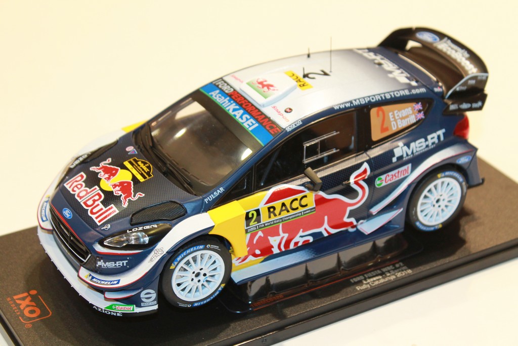 FORD FIESTA WRC N°2 CATALUNYA 2018 IXO 1/18°