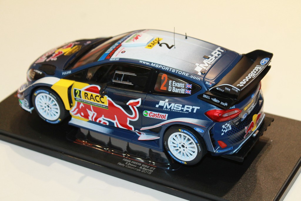 FORD FIESTA WRC N°2 CATALUNYA 2018 IXO 1/18°