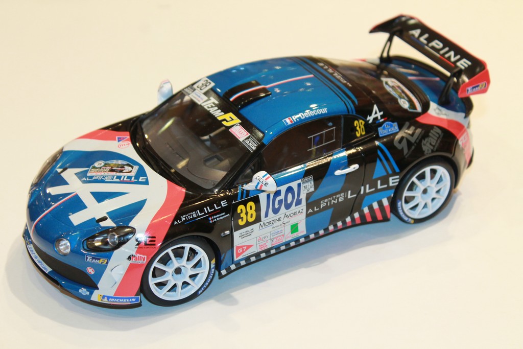 ALPINE A110 RGT N° 38 RALLYE MONT BLANC 2020 SOLIDO 1/18°