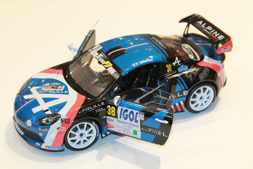 ALPINE A110 RGT N° 38 RALLYE MONT BLANC 2020 SOLIDO 1/18°