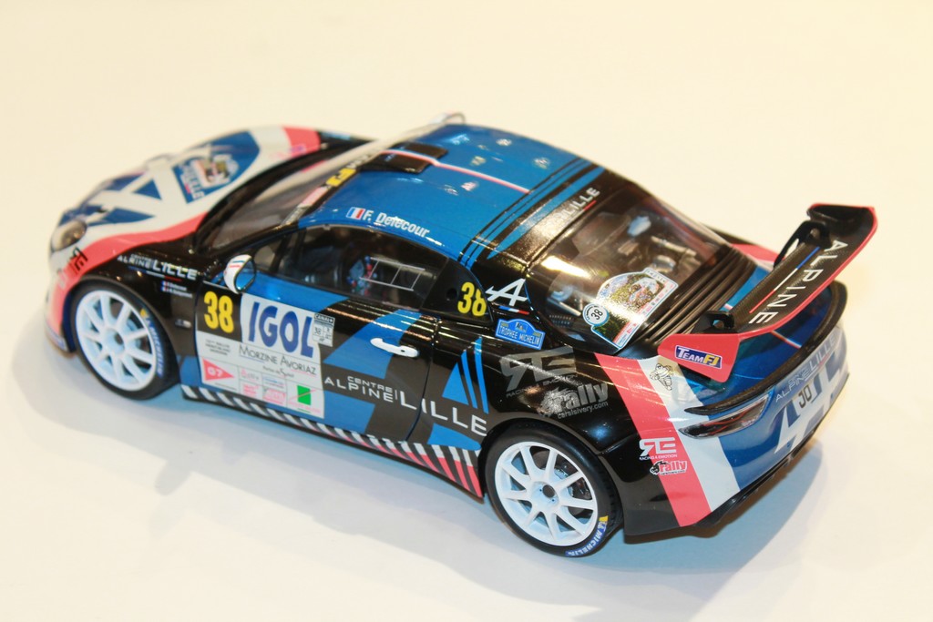 ALPINE A110 RGT N° 38 RALLYE MONT BLANC 2020 SOLIDO 1/18°