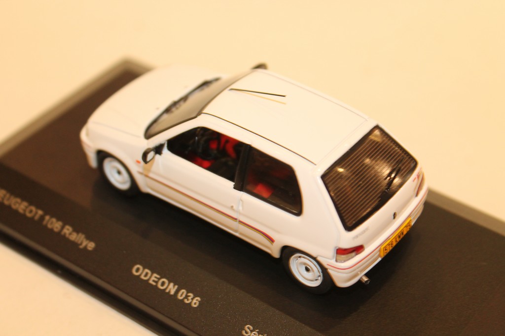 PEUGEOT 106 RALLYE BLANCHE 1996 ODEON 1/43°