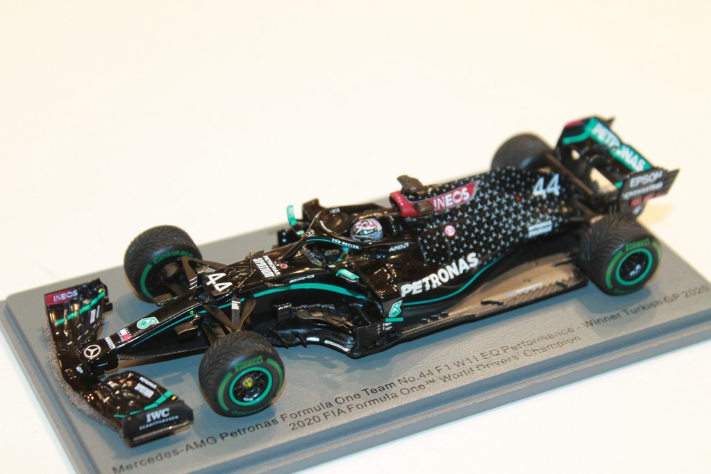 MERCEDES AMG PETRONAS N°44 HAMILTON WIN GP TURQUIE 2020 SPARK 1/43°